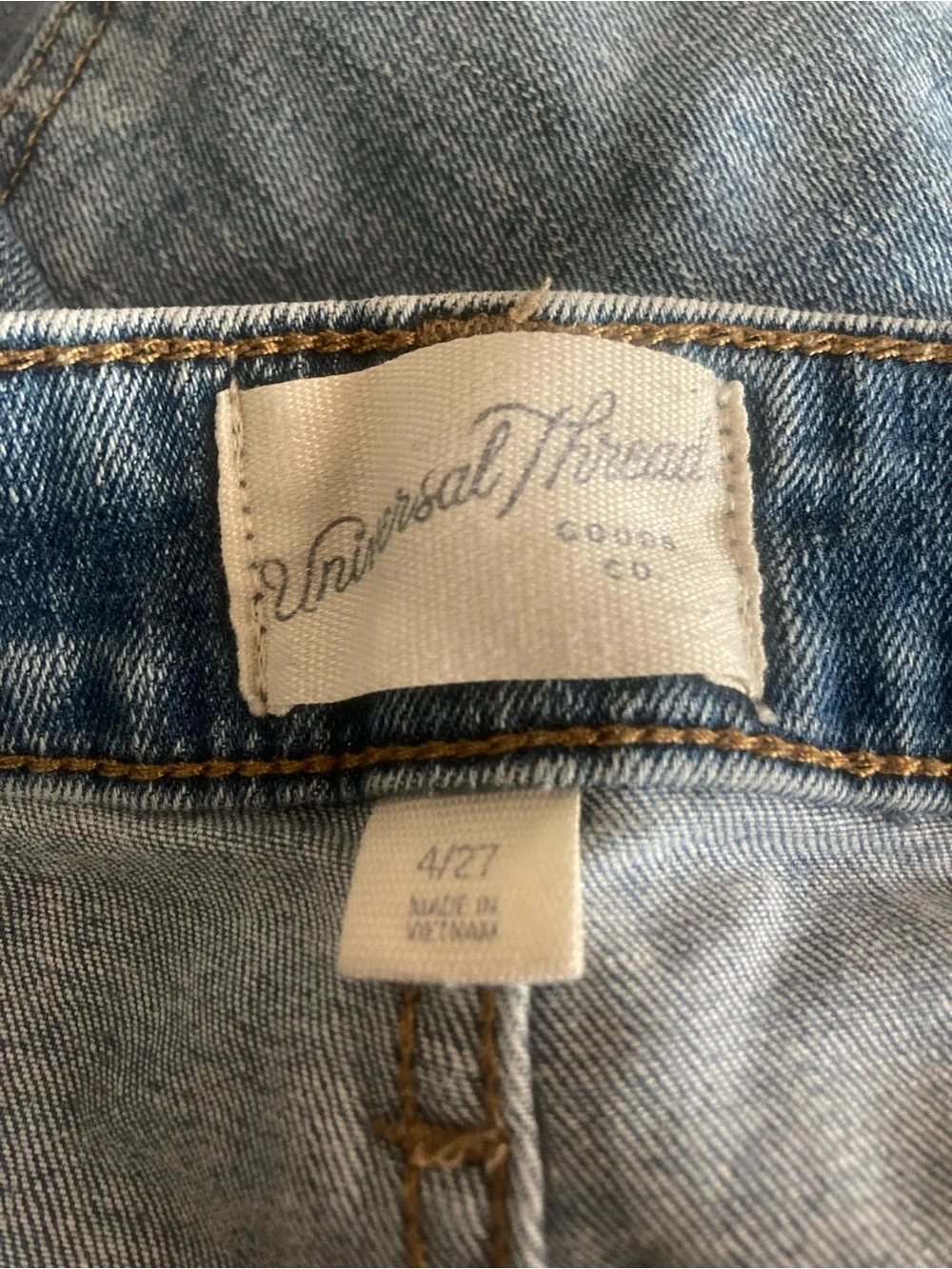 Universal Thread Distressed Denim Shorts - Blue
